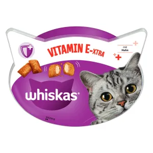 Whiskas snacky, 3 balenia - 2 + 1 zadarmo - Vitamin E-Xtra 50 g x 3