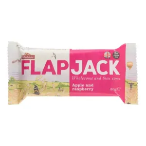 Flapjack ovsený malina – jablčná šťava bezlepkový 80 g   BRYNMOR