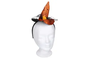 WIKY - Čelenka karnevalová čarodejnícky klobúčik s ozdobou