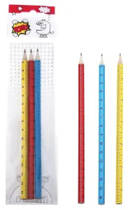 WIKY - Ceruzka so stupnicou č.2 HB 3ks