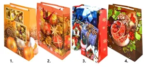 Vianočná darčeková taška 32x26x10cm - 4 #2560561