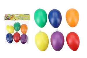 Veľkonočné vajíčka plastové 6cm/6ks #9178957