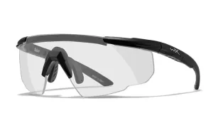 Okuliare Wiley X® Saber Advanced – Číre, Čierna (Farba: Čierna, Šošovky: Číre) #2371877