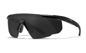Okuliare Wiley X® Saber Advanced – Dymovo sivé, Čierna (Farba: Čierna, Šošovky: Dymovo sivé) #2371879