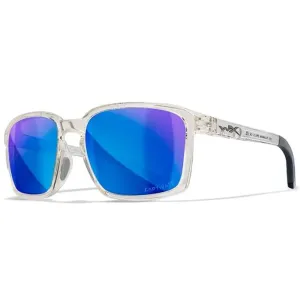 Wiley x polarizačné okuliare alfa captivate polarized blue mirror smoke grey/gloss clear crystal #8406896