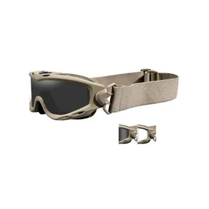WILEY X taktické okuliare SPEAR - dymové + číre sklá / matný pieskový rám #2553376