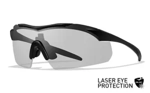 Ochranné strelecké okuliare Vapor 2.5 Laser Wiley X® – Light Grey Tint, Čierna (Farba: Čierna, Šošovky: Light Grey Tint)