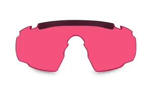 Náhradné sklo pre okuliare Saber AD Wiley X® - Vermillion (Farba: Ružová)