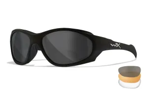 Slnečné okuliare XL-1 Advanced COMM Wiley X® – Číre + Dymovo sivé + Oranžové Light Rust, Čierna (Farba: Čierna, Šošovky: )