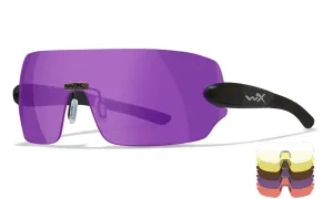 Strelecké okuliare Detection Wiley X®, 5 zorníkov (Farba: Čierna, Šošovky: Číre + žlté + oranžové + Purple + Copper)
