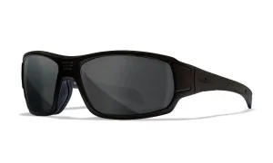 Slnečné športové okuliare Breach Wiley X® (Farba: Čierna, Šošovky: Dymovo sivé)