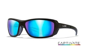 Slnečné okuliare Wave Captivate Wiley X® (Farba: Čierna, Šošovky: Captivate™ modré polarizované)