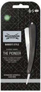 Wilkinson Sword Barber´s Style Cut Throat Razor holiaci strojček holiaca britva 1 ks + britvy 5 ks pre mužov