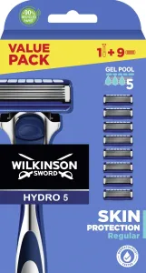 Wilkinson Sword Hydro5 Skin Protection Regular holiaci strojček + náhradné hlavice #4489990