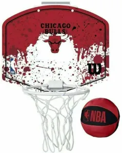 Wilson NBA MINI HOOP BULLS Mini basketbalový kôš, červená, veľkosť