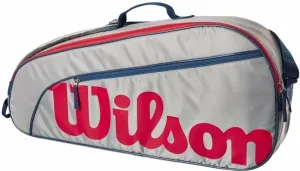 Wilson Junior 3 Pack 3 Grey Eqt/Red Tenisová taška