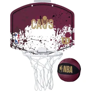 Wilson NBA TEAM MINI HOOP CLE CAVS Mini basketbalový kôš, vínová, veľkosť