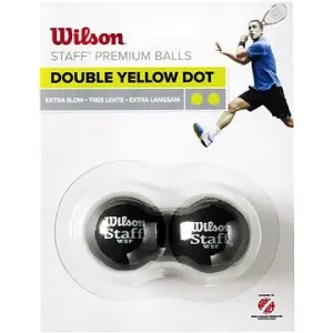 Wilson Staff Squash 2 Ball Pack Double Yellow Dot