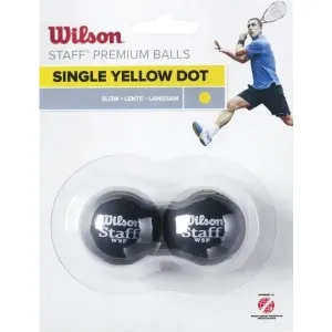 Wilson STAFF SQUASH 2 BALL YEL DOT Squashova loptička, žltá, veľkosť