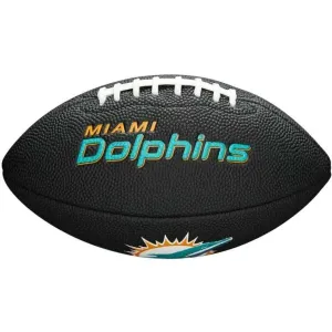 Wilson MINI NFL TEAM SOFT TOUCH FB BL MI Mini lopta na americký futbal, čierna, veľkosť