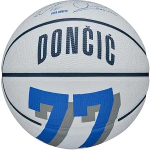 Wilson NBA PLAYER ICON MINI BSKT LUKA 3 Mini basketbalová lopta, biela, veľkosť