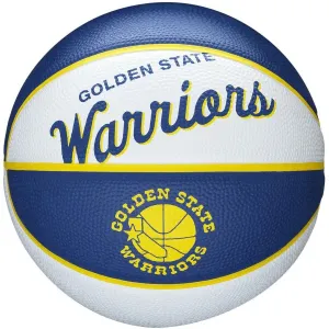 Wilson NBA RETRO MINI WARRIORS Mini basketbalová lopta, modrá, veľkosť 3