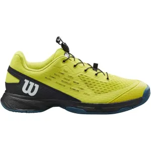 Wilson RUSH PRO JR 4.0 QL Juniorská tenisová obuv, žltá, veľkosť 35 1/3