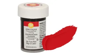 Gélové farby Wilton Red No-taste (Červená) (červená bez chuti) - Wilton