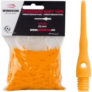 Windson HROTY SOFT 25mm - 150ks Mäkké hroty na šipky, oranžová, veľkosť