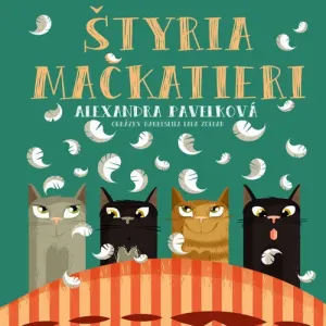Štyria mačkatieri - Alexandra Pavelková (mp3 audiokniha)
