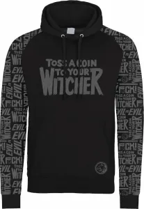 Witcher Mikina Toss a Coin (Super Heroes Collection) Black L