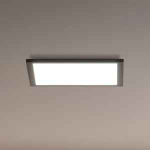 Stropný svetelný panel WiZ LED, čierny, 30x30 cm