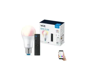 WiZ LED RGBW Stmievateľná žiarovka A60 E27/8,5W/230V 2200-6500K  CRI 90 Wi-Fi+DO - WiZ