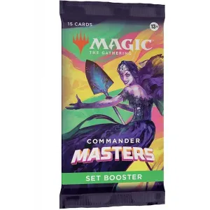 Wizards of the Coast Magic the Gathering Commander Masters Set Booster