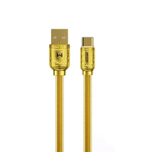 WK Design rýchlonabíjací kábel USB-C - Zlatá KP18754