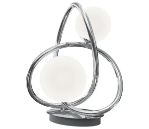 Wofi Wofi 8014-207 - LED Stolná lampa NANCY 2xG9/3,5W/230V lesklý chróm