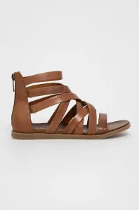 Kožené sandále Wojas dámske, hnedá farba #173641