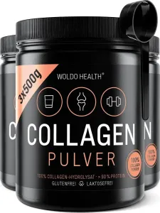 100% hovädzí kolagén - zvýhodnené balenie 3x500g - WoldoHealth®