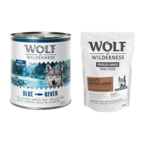 Wolf of Wilderness, 12 x 800 g - 11 + 1 zdarma - NOVÉ: Blue River - rybací