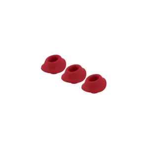 Womanizer Premium S - sada náhradných zvončekov - červená (3ks)