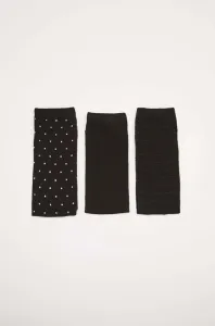 Ponožky women'secret Winter 3-pak dámske, čierna farba