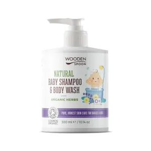 WoodenSpoon Natural šampón a sprchový gél pre deti s vôňou levandule 300 ml