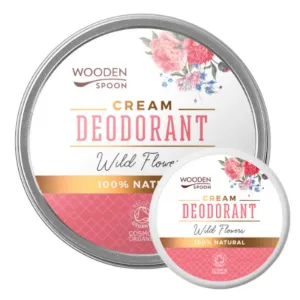 Prírodný krémový deodorant Wild flowers WoodenSpoon 15 ml #6294845