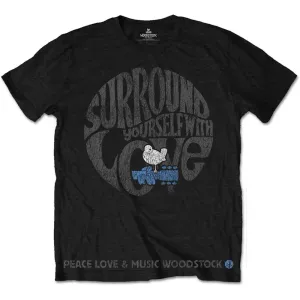 Woodstock tričko Surround Yourself Čierna M