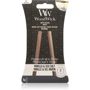 WoodWick Náhradné vonné tyčinky do auta Vanilla & Sea Salt (Auto Reeds Refill)