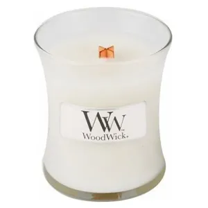 WoodWick Linen 85 g vonná sviečka unisex