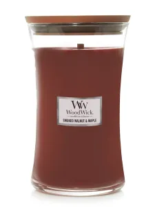 Woodwick Smoked Walnut & Maple vonná sviečka s dreveným knotom 610 g