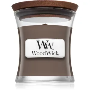 Woodwick Sand & Driftwood vonná sviečka s dreveným knotom 85 g
