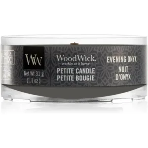 Woodwick Evening Onyx votívna sviečka s dreveným knotom 31 g