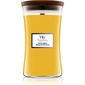 Woodwick Seaside Mimosa vonná sviečka s dreveným knotom 609,5 g